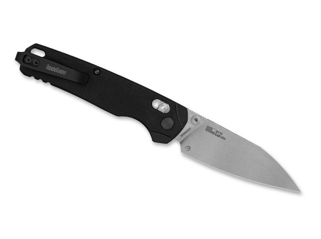 Kershaw Bel Air XL MagnaCut – Premium Taschenmesser mit Wharncliffe-Klinge, DuraLock & G10 | Made in USA Kershaw