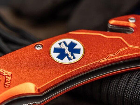 Böker Magnum Rettungsmesser Glasbrecher Gurtschneider Hosenclip rostfrei  scharf
