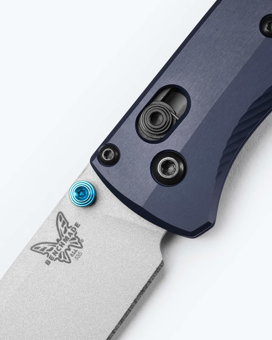 Benchmade 535SL-13 Bugout – Crater Blue Aluminium, S90V, AXIS Lock