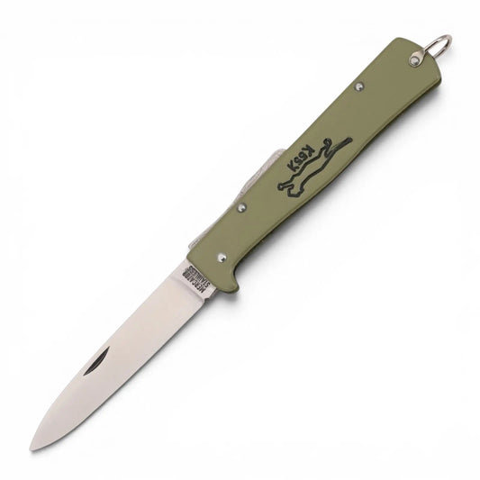 OTTER Mercator K55K Katze Schilfgrün – IWA Knife Award 2023, Black Cat, Solingen Otter