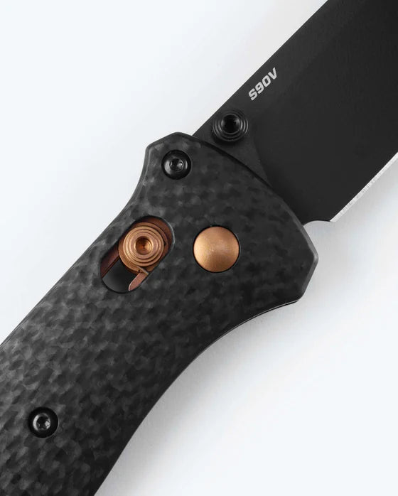 Benchmade 537BK-10 Bailout – Black Blade, Carbon Fiber, S90V, AXIS Lock