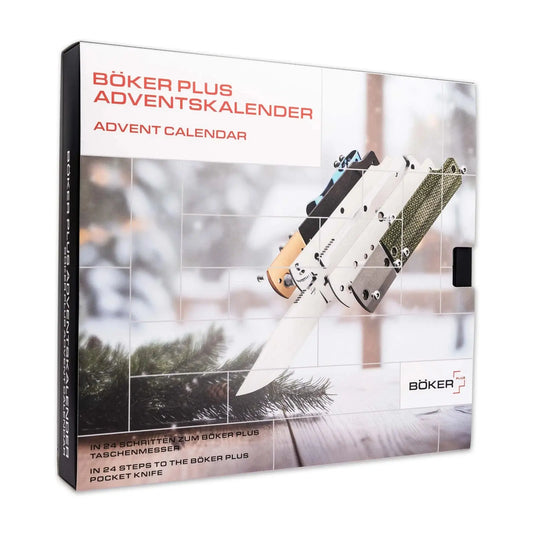 Böker Plus Adventskalender 2025 Cataclyst Edition – Kalender mit Messer-Bausatz