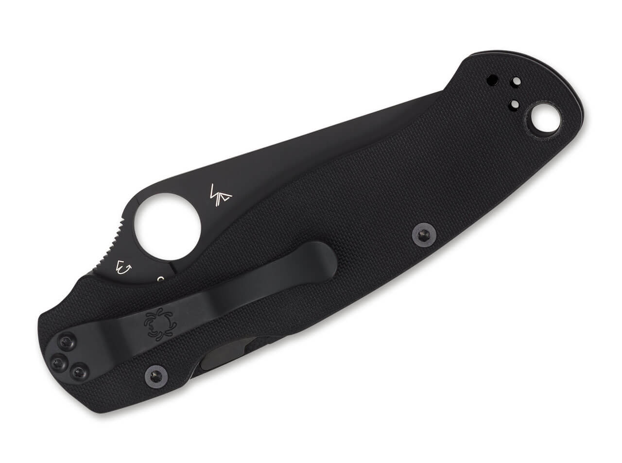 Spyderco Para-Military 2 Black – EDC-Taschenmesser mit CPM-S-45VN & Compression Lock