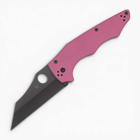 Spyderco YoJumbo Pink Sprint Run – Limitiertes Wharncliffe-Messer mit CPM-S-30V & DLC