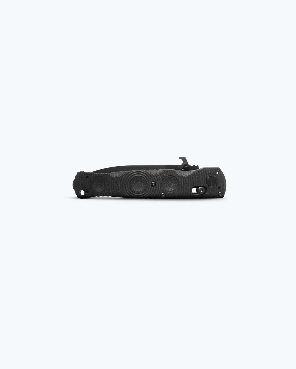 Benchmade 393SBK Mini SOCP Folder Black – Griffpartie in der Nahaufnahme