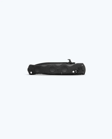 Benchmade 393SBK Mini SOCP Folder Black – Griffpartie in der Nahaufnahme