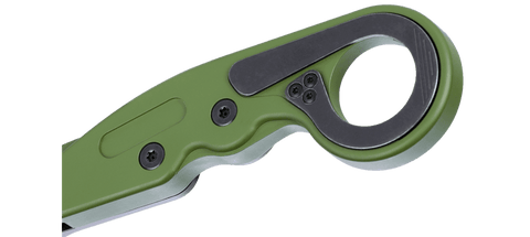 CRKT Provoke® 4040BG Karambit – D2 Stahl, Green Aluminum, Kinematic®
