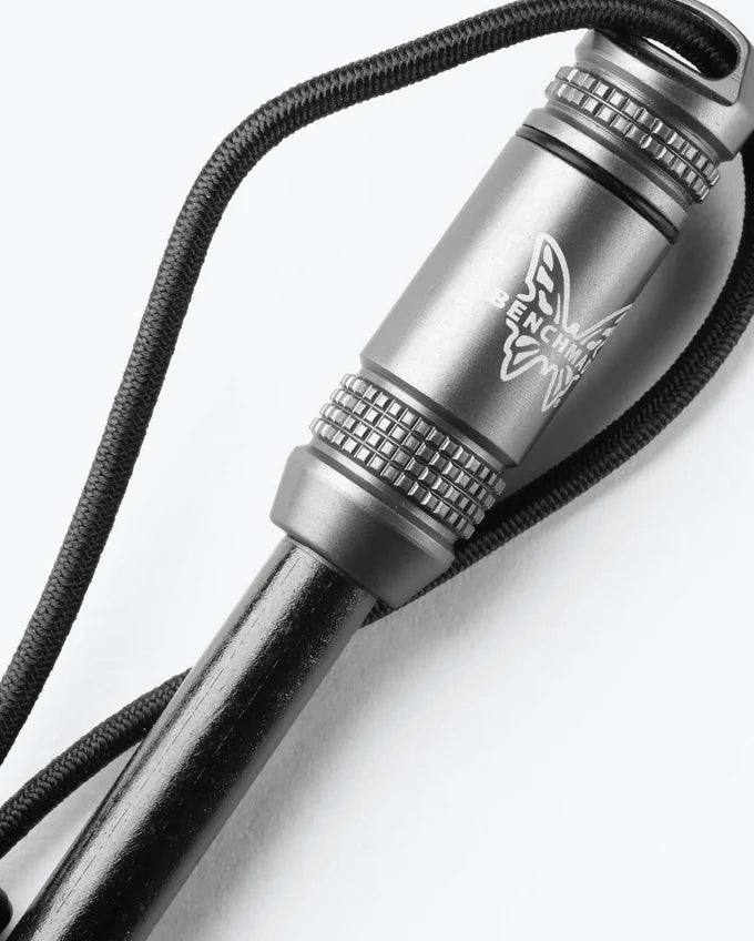 Benchmade 50024 Exotac FireRod Feuerstahl grau – Premium Firestarter mit quickLIGHT Zünder | Made in USA