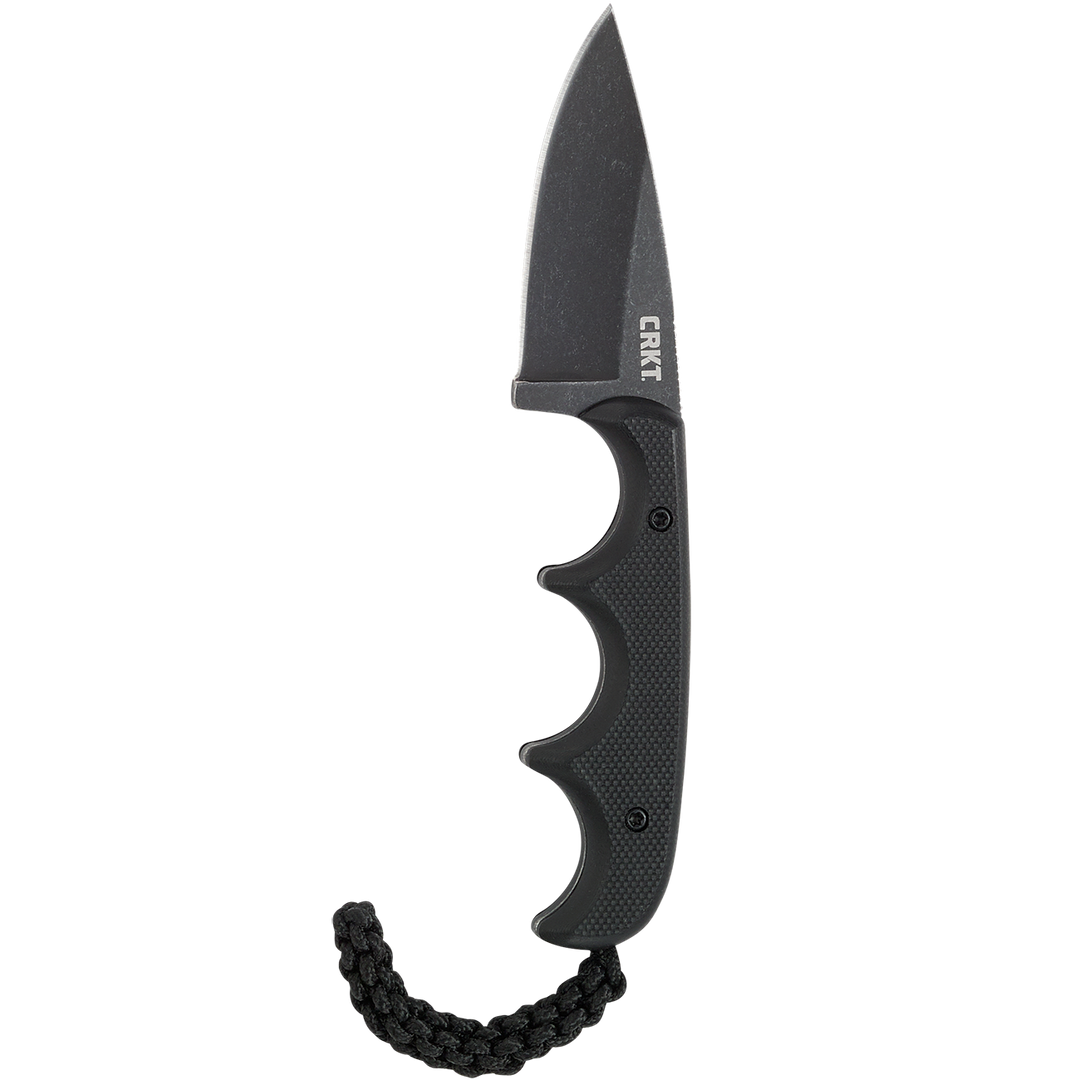 CRKT Minimalist Drop Point Neck Knife 5Cr15MoV G10 Alan Folts Messer 2384K