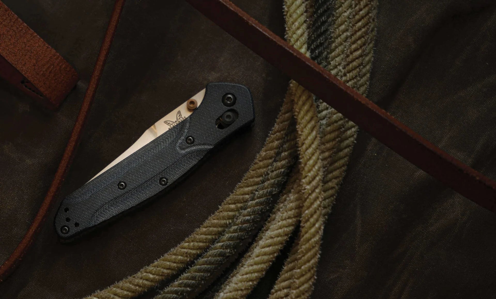 Benchmade 940-04 Osborne – Blue Denim Micarta, M390, AXIS Lock