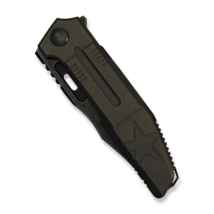 WE Knife Barracks Bronze Ti – M390 Einhandmesser Limited Edition