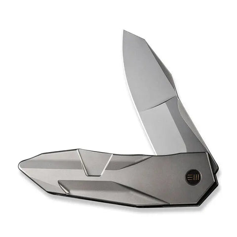 WE Knife Solid Grey Ti – CPM-20CV Einhandmesser