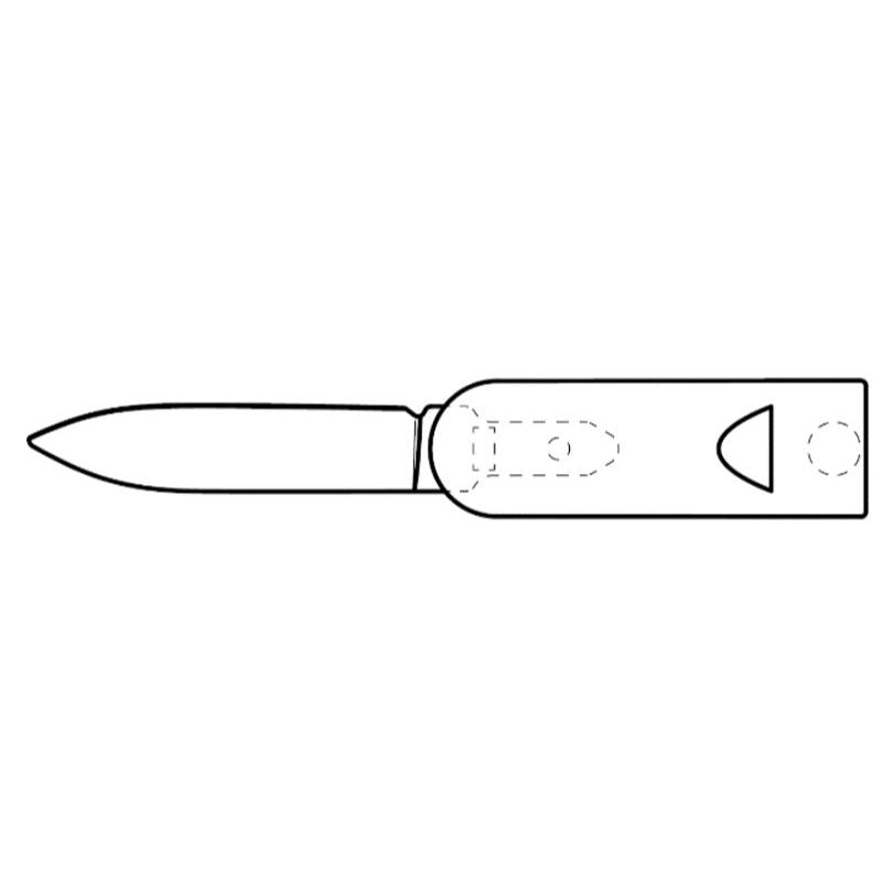 Brieföffner alle Farben mit Schweizer Kreuz – Leicht, kompakt & praktisch für Büro & Alltag