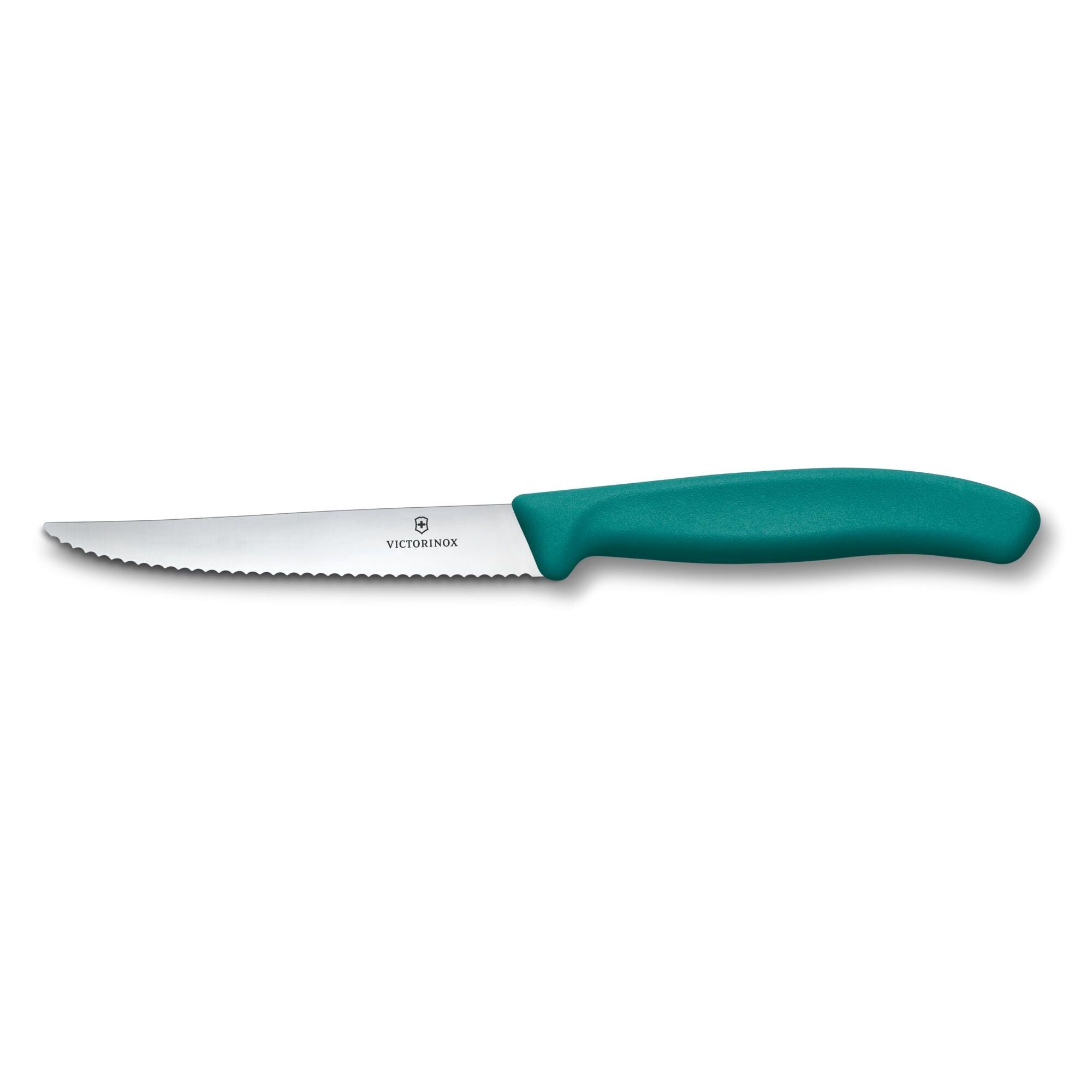 Victorinox Swiss Classic Steak & Pizzamesser Block Wellenschliff – 5-teilig & farbenfroh 6.7126.4C1