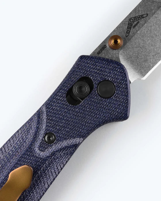 Benchmade 940-04 Osborne – Blue Denim Micarta, M390, AXIS Lock
