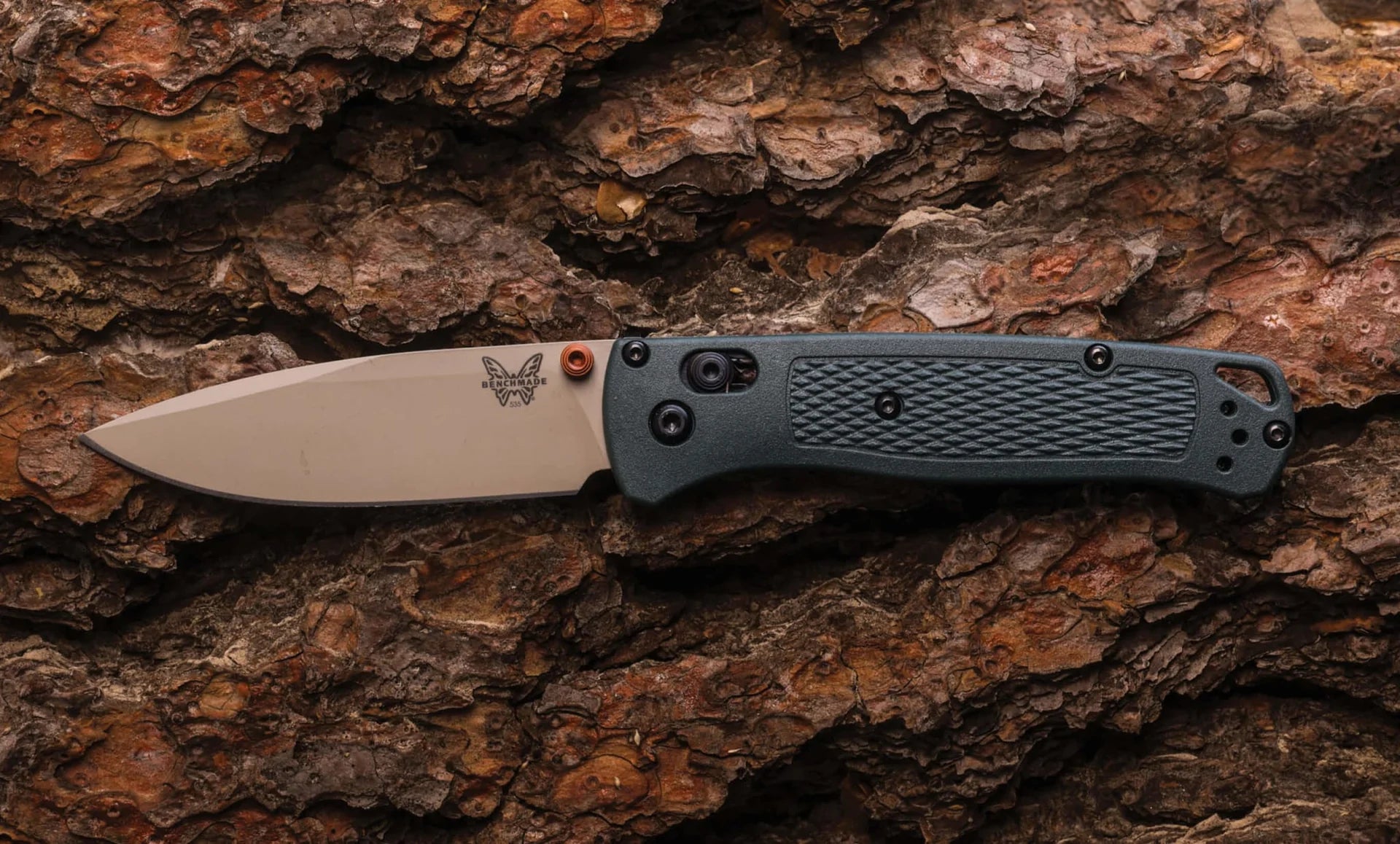 Benchmade 533TN-2601 Mini Bugout Taiga Green – ultraleichtes Elmax-EDC
