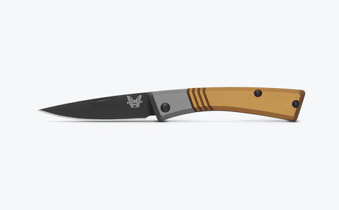 Benchmade 315BK-01 Successor – Burnt Brass Aluminium | M390 | Slip Joint | Made in USA